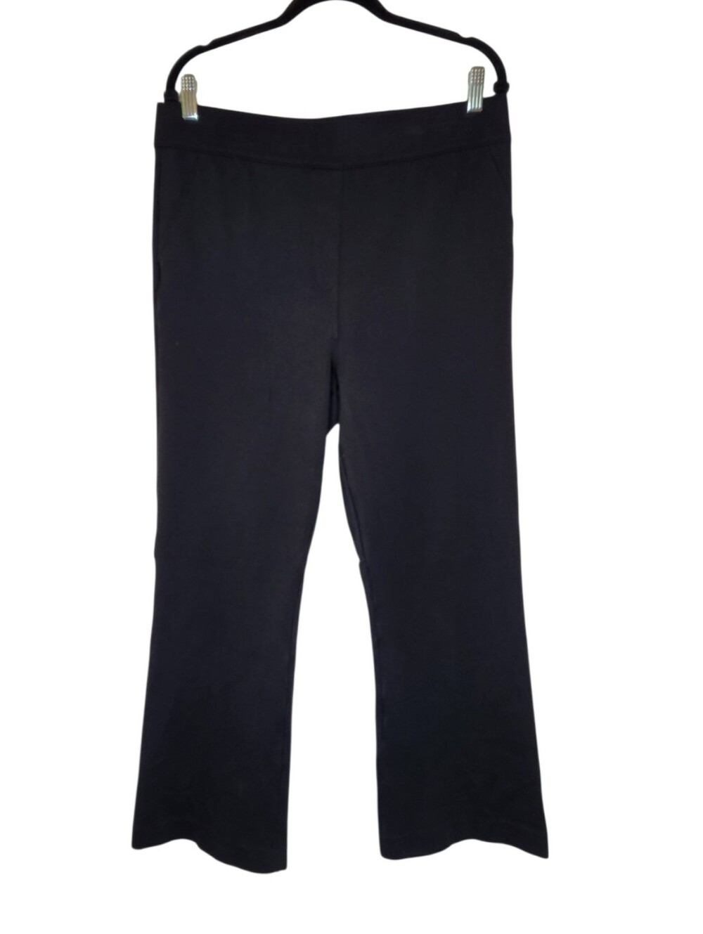 Spanx Perfect Fit Ponte Kick Flare Pants Black Size XL